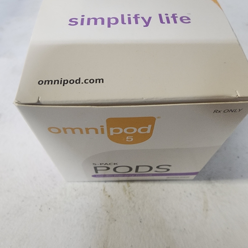 OmniPod Pods 5  5 Pack Box